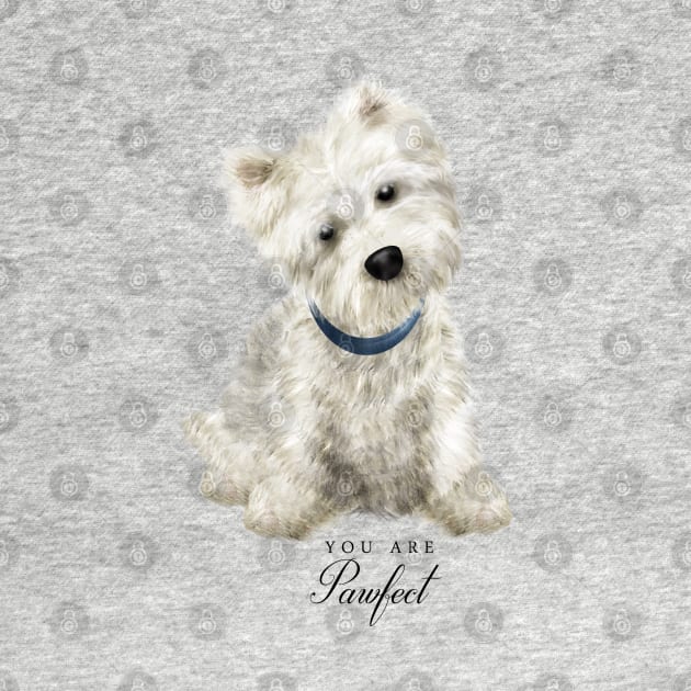 Cute Pawfect Westie by Lucia